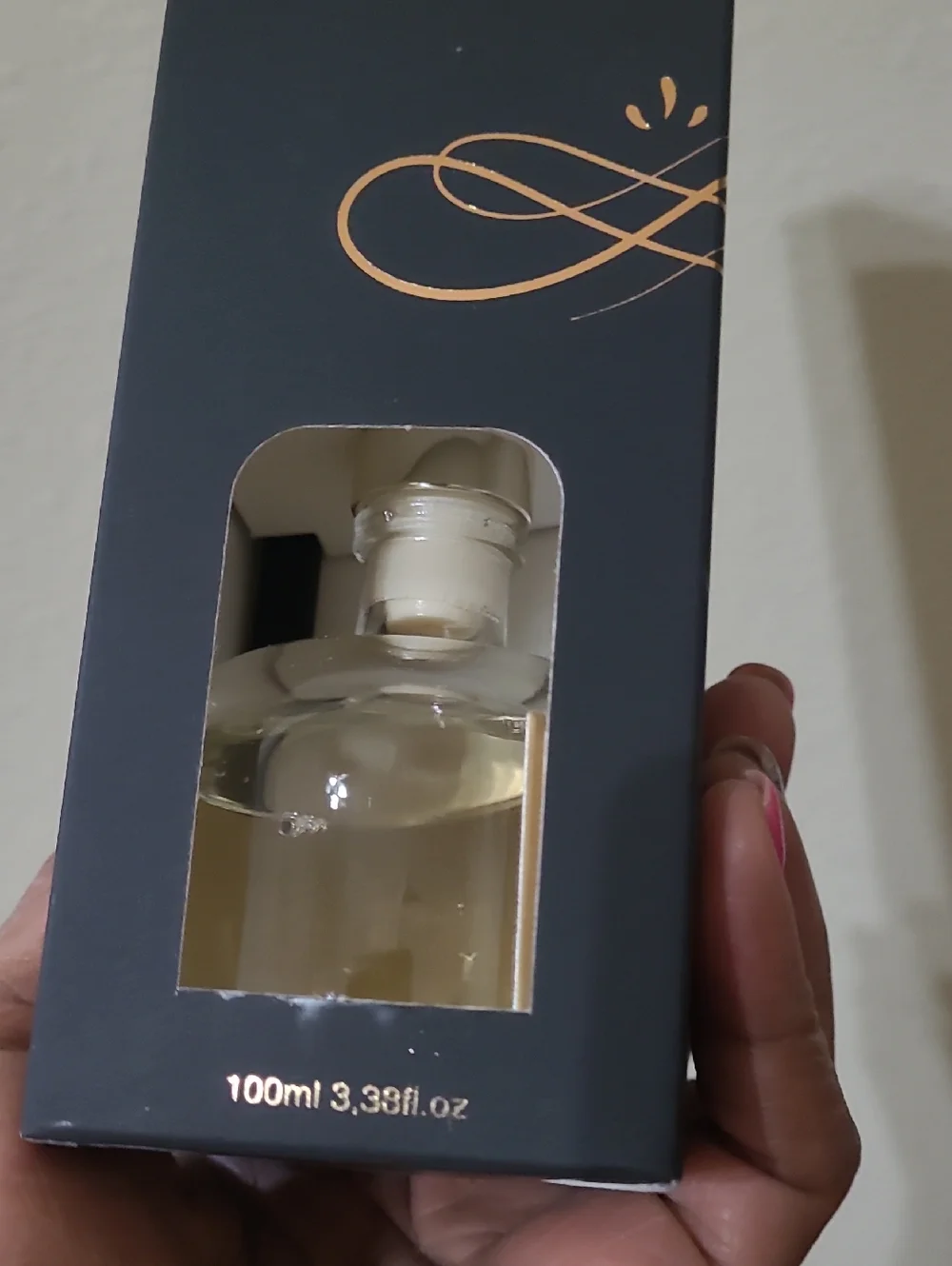 Fragre Sandalwood Reed Diffuser - Black & Gold